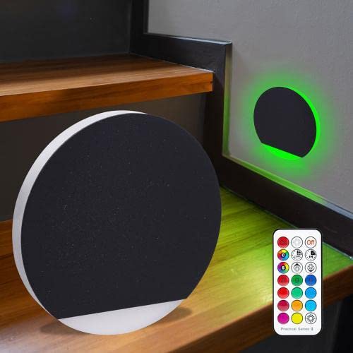 LongLife LED Stufenlicht 230V Treppenbeleuchtung rund schwarz - Unterteil Lichtfarbe: RGB Warmweiß 3W Treppenleuchte Stufenbeleuchtung Treppenlicht Wandleuchte… LongLife LED Stufenlicht 230V Treppenbeleuchtung rund schwarz - Unterteil Lichtfarbe: RGB Warmweiß 3W Treppenleuchte Stufenbeleuchtung Treppenlicht Wandleuchte… von LongLife LED GmbH by HK