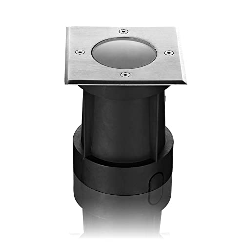 LongLife LED Bodeneinbaustrahler eckig GU10 IP67 tief 140mm Einbautiefe Gartenleuchte für die Bodenmontage Befahrbar Bodenleuchte Außenbereich LongLife LED Bodeneinbaustrahler eckig GU10 IP67 tief 140mm Einbautiefe Gartenleuchte für die Bodenmontage Befahrbar Bodenleuchte Außenbereich von LongLife LED GmbH by HK