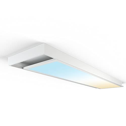 LongLife LED Panel Aufbaurahmen Click 120x30cm weiß Montagerahmen von LongLife LED GmbH by HK