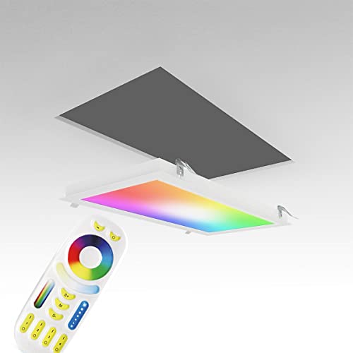 LongLife LED RGB+CCT LED Panel 60x30cm inkl. MiBoxer Smarthomesteuerung 24W 24V Rahmen weiß - Panelmontage: Einbaurahmen weiß Deckenleuchte Einbauleuchte Deckenpanel… LongLife LED RGB+CCT LED Panel 60x30cm inkl. MiBoxer Smarthomesteuerung 24W 24V Rahmen weiß - Panelmontage: Einbaurahmen weiß Deckenleuchte Einbauleuchte Deckenpanel… von LongLife LED GmbH by HK