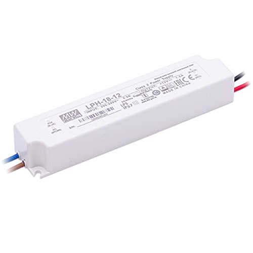 Schaltnetzteil LPH-18-12 DC 12V 18W IP67 von LongLife LED GmbH by HK