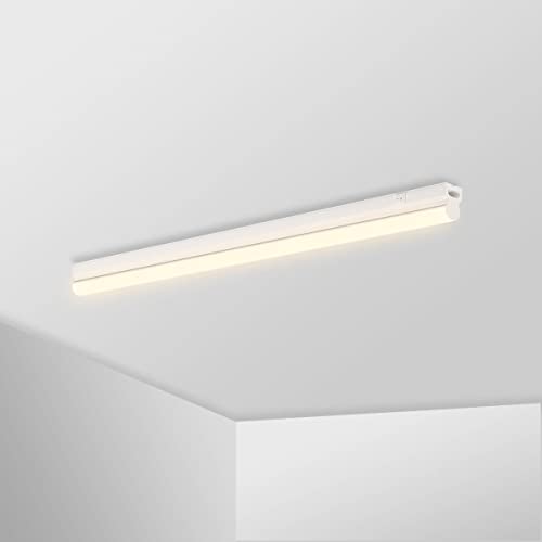 LongLife LED Lichtleiste mit Schalter 8W 800lm 3000K 573mm Unterbauleuchte Unterbaulampe Küchenleuchte Beleuchtung für Regale, Schränke, Vitrinen, Arbeitsplatten… von LongLife LED GmbH by HK