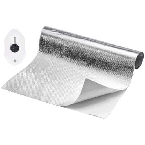 LongZYU Hitzeschutz Aluminium Platte 30 x 300 cm Kleberücken Aluminium Glasfaserblatt Praktische Hitzeschild Aluminisierte Hitzeschutzmatte Hitzeschutzfolie Selbstklebend für Schlauch Rohrisolierung LongZYU Hitzeschutz Aluminium Platte 30 x 300 cm Kleberücken Aluminium Glasfaserblatt Praktische Hitzeschild Aluminisierte Hitzeschutzmatte Hitzeschutzfolie Selbstklebend für Schlauch Rohrisolierung von LongZYU