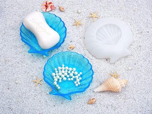 2 Stück Muschelschalen Epoxidharz Formen DIY Basteln Seifenschale Silikon Form Schmuck Tablett Gießform 2 Stück Muschelschalen Epoxidharz Formen DIY Basteln Seifenschale Silikon Form Schmuck Tablett Gießform von Longcang mold