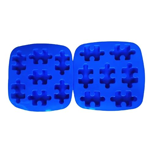 LC 2 Stück Puzzles Kuchen Form Schokolade Silikon Form Handgemachte Seife Formen DIY Süßigkeiten Gelee Pudding Formen LC 2 Stück Puzzles Kuchen Form Schokolade Silikon Form Handgemachte Seife Formen DIY Süßigkeiten Gelee Pudding Formen von Longcang mold