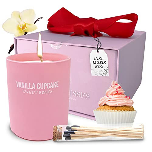 Duftkerze in hochwertiger Geschenkbox mit Streichhölzern | Handgemachte Kerze aus natürlichem sojawachs | bis zu 60h Brenndauer | perfektes Geschenkset mit Musikbox | Duftnote Duftkerze in hochwertiger Geschenkbox mit Streichhölzern | Handgemachte Kerze aus natürlichem sojawachs | bis zu 60h Brenndauer | perfektes Geschenkset mit Musikbox | Duftnote von Longfair