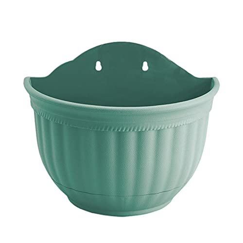 Longlasting Eckpflanzer Wandmontierter Pflanztöpfe Halbkreis Blumentopf Gartenpflanzer Blumentöpfe Pflanze Container für Home Office Küche Wand Ecke Dekor Töpfe von Longlasting