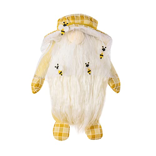 Biene Wichtel Frühling Deko Frühlingswichtel Wichtel Figuren Deko Frühling Bienenelfen Deko Festliche Geschenke Sonnenblumen Deko Sommer Deko Bee Puppe Frühlingsdeko Figuren für Kinder Mama Muttertag von Longra