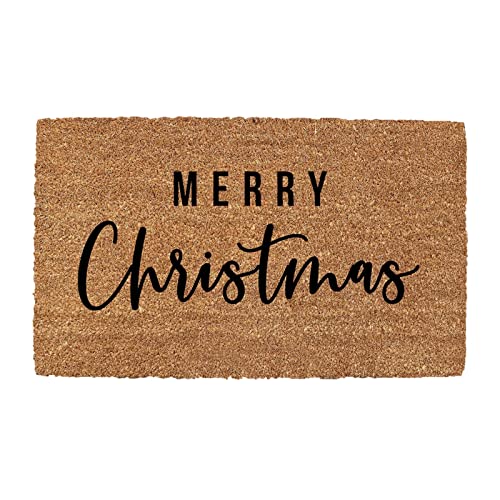 Fußmatte Weihnachten Weihnachtsdeko, Weihnachtsfußmatte Weihnachten Home Türmatte Waschbar Eingangsteppich Außen und Innen Weihnachten Türmatte für Eingangsbereich, Schlafzimmer, (C, 40 x 60 cm) von Longra