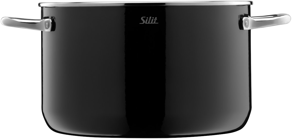 Silit Silit Silargan® Elegance Fleischtopf mit Deckel, 24 cm, Black von Silit