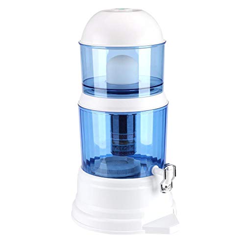 16L Wasserfilter, Wasserfilterkrug Wasserreiniger Keramik-Kohlenstoff-Mineral-Reinigungs-Filterspender-Filtrationssystem von Longzhuo