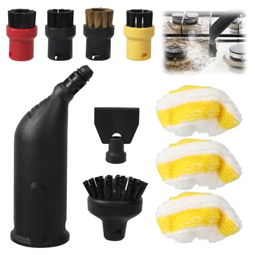 Longzhuo 10 Stück Ersatzteile für Dampfreiniger SC1 SC2 SC3 SC4 SC5 – Rundbürstenset mit Düse & Mundstück – Kompatibel mit Easyfix-Serie Longzhuo 10 Stück Ersatzteile für Dampfreiniger SC1 SC2 SC3 SC4 SC5 – Rundbürstenset mit Düse & Mundstück – Kompatibel mit Easyfix-Serie von Longzhuo