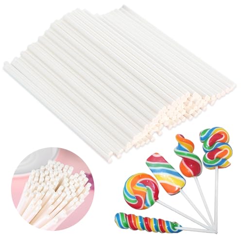 100 STK Cake Pop Stiele,10 cm Stiele für Cake Pops aus Papier,Cake Pops Stiele,Cake Pop Stiel Papier,Lolli Stiele,Cake Pop Sticks,Lollipop Sticks Zur Herstellung von Lutschern (10CM/4IN(100 Stück)) 100 STK Cake Pop Stiele,10 cm Stiele für Cake Pops aus Papier,Cake Pops Stiele,Cake Pop Stiel Papier,Lolli Stiele,Cake Pop Sticks,Lollipop Sticks Zur Herstellung von Lutschern (10CM/4IN(100 Stück)) von Lonimia