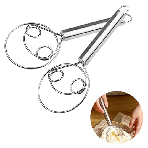 Dänischer Schneebesen, 2 Stück Dänische Teig Schneebesen Holländischer Schneebesen Eierschläger Dänische Teig Schneebesen Edelstahl Mixer 304 Edelstahldraht Für Brotkuchenherstellung Dänischer Schneebesen, 2 Stück Dänische Teig Schneebesen Holländischer Schneebesen Eierschläger Dänische Teig Schneebesen Edelstahl Mixer 304 Edelstahldraht Für Brotkuchenherstellung von Lonimia