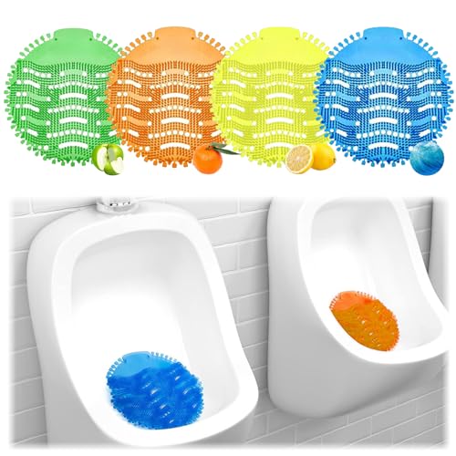 Urinalsieb, 4 Stück Urinalsieb Mit Duft, Urinalsieb Urinaleinlage, Urinalsieb Mit Duft，Urinal-Einlag, für Jedes Urinal Oder Pissoir Lang Anhaltender. von Lonimia