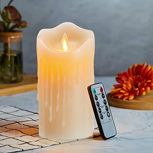 Lonkenn LED Kerzen, Kerzen Luminicious mit Wachstropfen, Halloween Kerzen, LED Kerzen mit Fernbedienung, Flammenlose Flackern Kerzen, Batteriebetriebene Outdoor LED Kerzen mit Timer-15cm Warmweißes Lonkenn LED Kerzen, Kerzen Luminicious mit Wachstropfen, Halloween Kerzen, LED Kerzen mit Fernbedienung, Flammenlose Flackern Kerzen, Batteriebetriebene Outdoor LED Kerzen mit Timer-15cm Warmweißes von Lonkenn