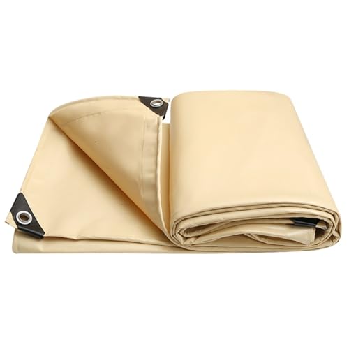 Kleine Abdeckplane 500 g/m² Strapazierfähige Planen, Wasserdichte Abdeckplane Beige 1 m x 2 m 2 m x 2 m Planenabdeckung mit Ösen für Garten, Outdoor, Camping, Schuppen, Hühner- und Kaninchenstall(1x2m Kleine Abdeckplane 500 g/m² Strapazierfähige Planen, Wasserdichte Abdeckplane Beige 1 m x 2 m 2 m x 2 m Planenabdeckung mit Ösen für Garten, Outdoor, Camping, Schuppen, Hühner- und Kaninchenstall(1x2m von Lonmrrton