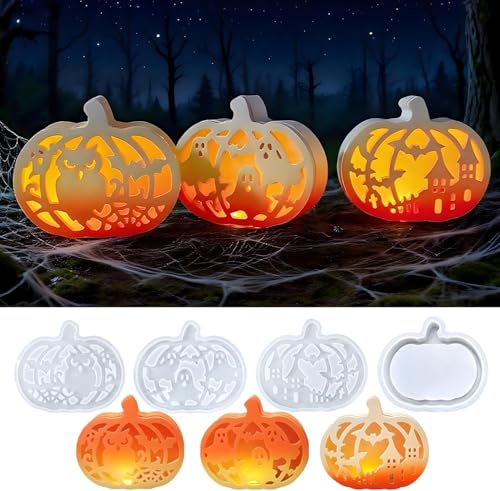 Silikonformen Gießformen Halloween Kürbis, Halloween mit, Silikonform Herbst,Silikonform Herbst, Gipsformen zum Gießen für DIY Kürbis Deko Silikonformen Gießformen Halloween Kürbis, Halloween mit, Silikonform Herbst,Silikonform Herbst, Gipsformen zum Gießen für DIY Kürbis Deko von Lonnalee