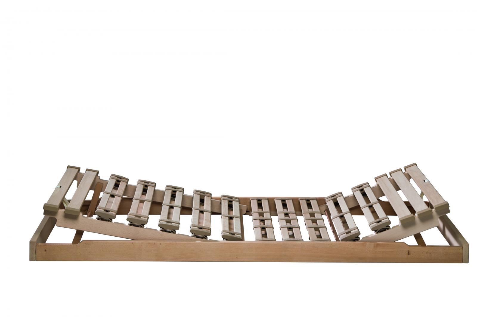 Lattenrost 'Set 15' 120 x 200 cm verstellbar Massivholz von Lonsberg von Lonsberg Decken und Matratzen