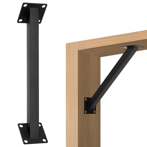 4 Stück 45-Grad-Winkelstützhalterung, Pergola-Set, robuster Anschluss zur Verstärkung von Holzpfosten und Balkenverbindungen, Pergola-Winkelhalterungen für Pergolen, Kabinen, Carports und Terrassen von Lonsge