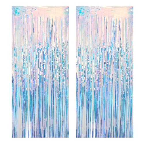 Lonwiner 2 Stück Lametta Vorhänge Irisierende Glitzer, Lametta Vorhang Glitzer Vorhang Geburtstagsparty Deko Party Deko, Blau Lonwiner 2 Stück Lametta Vorhänge Irisierende Glitzer, Lametta Vorhang Glitzer Vorhang Geburtstagsparty Deko Party Deko, Blau von Lonwiner