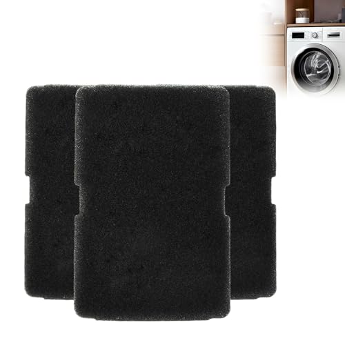Lonwiner 3 Stück Trockner Filter, Hitzebeständige Filterwatte für Luftfilter 2964840100 für Beko Dryer Heat Pump Dryer, Schwarz Lonwiner 3 Stück Trockner Filter, Hitzebeständige Filterwatte für Luftfilter 2964840100 für Beko Dryer Heat Pump Dryer, Schwarz von Lonwiner