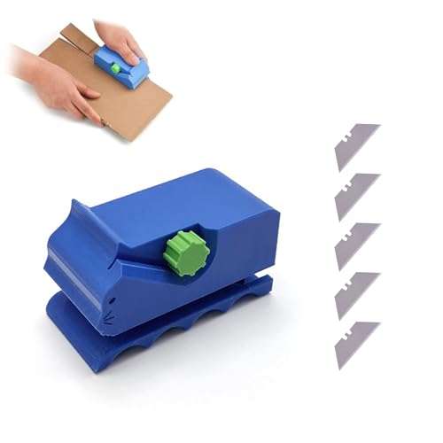 Lonwiner 3D Gedruckter Kartonschneider, Kartonschneider für Katzenkratzer DIY Katzenkratzbrett Schneiden Katzenkratzer Schneidemaschine Papier, Blau Lonwiner 3D Gedruckter Kartonschneider, Kartonschneider für Katzenkratzer DIY Katzenkratzbrett Schneiden Katzenkratzer Schneidemaschine Papier, Blau von Lonwiner