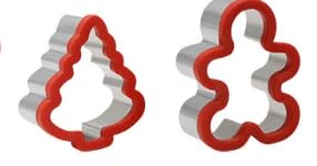 Lonwiner 4 Stück Ausstechformen Kinder Brot und Gemüse, Plätzchen Ausstecher Brot und Gemüse Kinder Backutensilien Antihaft-Kuchenformen von Lonwiner