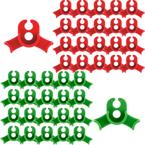 Lonwiner 40 Stück 90° Trainingsclips für Pflanzen, rot und grün, Pflanzenklemmen, Training mit geringer Stress, Clip Lst Pflanzenstütze mit geringer Belastung zum Formen von Zweigen Lonwiner 40 Stück 90° Trainingsclips für Pflanzen, rot und grün, Pflanzenklemmen, Training mit geringer Stress, Clip Lst Pflanzenstütze mit geringer Belastung zum Formen von Zweigen von Lonwiner