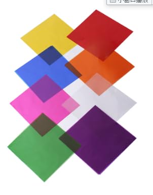 Lonwiner 80 Stück Farben Cellophanfolie Bunt, Verpackungspapier für Süßwaren Einfaches und Eleganzes Verpackungspapier für Süßwaren von Lonwiner