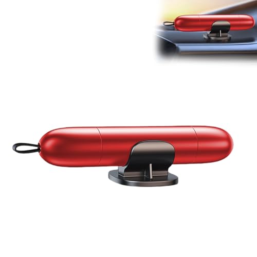 Lonwiner Automotive Gurtschneider Notfallhammer, 2 In 1 Auto Sicherheitshammer Einfach Tragbarer Fensterbrecher und Sicherheitsgurt Cutter, Rot Lonwiner Automotive Gurtschneider Notfallhammer, 2 In 1 Auto Sicherheitshammer Einfach Tragbarer Fensterbrecher und Sicherheitsgurt Cutter, Rot von Lonwiner