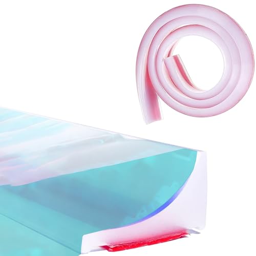 Lonwiner Barriere für Duschschwelle, Silikon, flexibel, italienische Duschschwelle, Duschstange, selbstklebend, Dichtung für Duschtür, faltbar, transparent, 2 m Lonwiner Barriere für Duschschwelle, Silikon, flexibel, italienische Duschschwelle, Duschstange, selbstklebend, Dichtung für Duschtür, faltbar, transparent, 2 m von Lonwiner