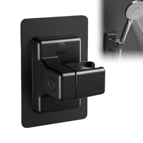 Lonwiner Halterung für Duschkopf, Halterung für Dusche, ohne Bohren, Duschkopfhalter, einfache Installation, Universal-Handbrause, Winkel verstellbar, für Badezimmer Lonwiner Halterung für Duschkopf, Halterung für Dusche, ohne Bohren, Duschkopfhalter, einfache Installation, Universal-Handbrause, Winkel verstellbar, für Badezimmer von Lonwiner