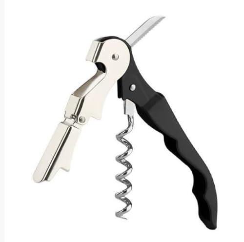 Lonwiner Kellnermesser, Korkenzieher im Seepferdchendesign Professioneller Korkenzieher für Weinfreunde Weinöffner, Schwarz Lonwiner Kellnermesser, Korkenzieher im Seepferdchendesign Professioneller Korkenzieher für Weinfreunde Weinöffner, Schwarz von Lonwiner