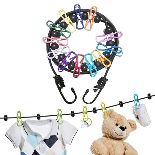 Lonwiner Wäscheleine Camping, campingwäscheleine retractable travel clothesline Wäscheleine mit 12 Wäscheklammern Wäscheständer für Badezimmer Lonwiner Wäscheleine Camping, campingwäscheleine retractable travel clothesline Wäscheleine mit 12 Wäscheklammern Wäscheständer für Badezimmer von Lonwiner