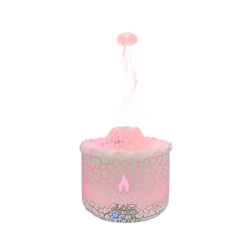 LONYIABBI Flamme Luft Diffusor Vulkan Aroma Diffusor Ultraschall-Öl-Diffusor 360mL Auto-Off-Schutz für Haus, Büro oder Yoga, Gym von Lonyiabbi