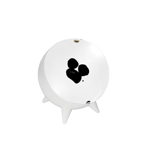 Lonyiabbi Ferrofluid Sound Visualizer, Rhythmus-Lampe, Ferrofluid, das im Takt der Musik tanzt, Symbiont in einer Flasche, perfekt für Gaming, Schreibtisch- und Wohnkultur, kein Lautsprecher (Weiß) von Lonyiabbi