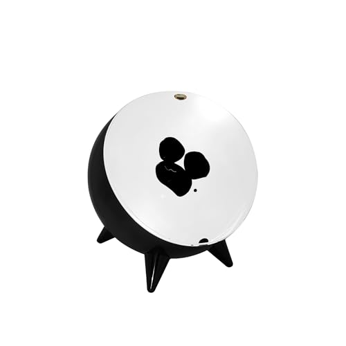 Lonyiabbi Ferrofluid Sound Visualizer, Rhythmus-Lampe, Ferrofluid, das im Takt der Musik tanzt, Symbiont in einer Flasche, perfekt für Gaming, Schreibtisch- und Wohnkultur, kein Lautsprecher (Schwarz) von Lonyiabbi