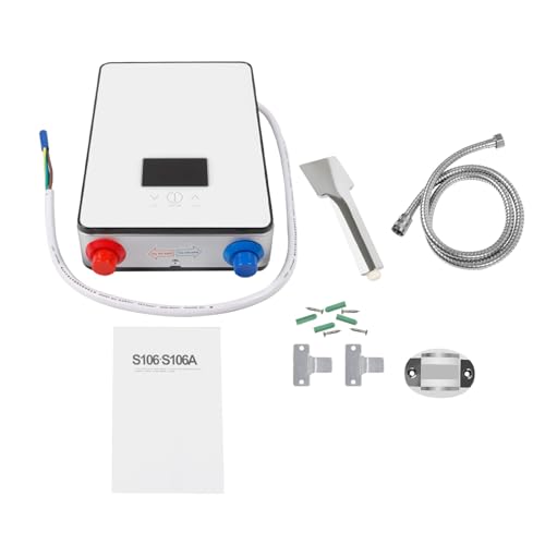 Loobiiny 6500W Warmwasser Bade Sofort Durchlauferhitzer Bad Dusche Kit Elektrisch Warmwasser Durchlauferhitzer Dusche Set Digital Tankless 220V von Loobiiny