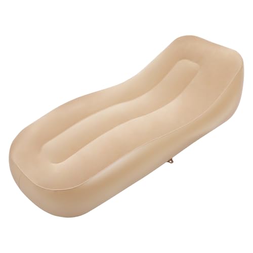 Loobiiny Aufblasbares Luftbett,Aufblasbares Sofa,Luftmatratze Mit Elektropumpe,Max 150kg,GäStebett Mit 3 Patches,Faltmatratze FüR Zuhause Und Camping von Loobiiny