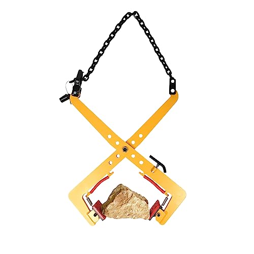 Loobiiny Bordsteinzange 33-70cm 500KG Versetzzange Bordsteinträger Treppenstufenzange Treppenzange Stufenzange Versetzzange Pflasterzange Pflasterträger Steinzange Steinträger Hebezange von Loobiiny