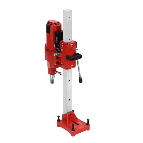 Loobiiny DiamantkernbohrgeräT Vertikal,Kernbohrmaschine Mit Wasserrohr,255mm Betonkernbohrer FüR Nassbohren,KernbohrgeräT Tiefste Bohrung 1m von Loobiiny