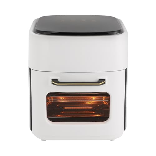 Loobiiny Led Touchscreen HeißLuftfritteuse,Schnellkochtopf Ofen 15L,HeißLuftfritteuse Mit Backblech,Friteuse Ohne öL Mit Kochfunktionen von Loobiiny