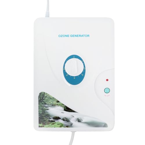 Loobiiny Ozon Generator 600 mg/h Luftionisator Geruchsvernichter Luftreiniger Home Mini Luftreiniger Ozon Wasser Negative Ionen Ozonizer reinigt Obst Gemüse Fleisch von Loobiiny