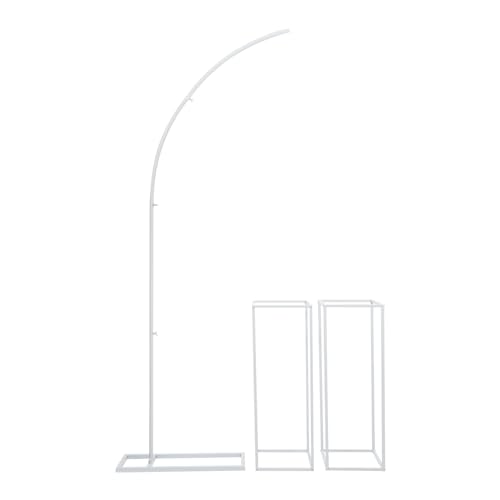 2 in 1 Hochzeit Blumenständer, mit Blumenständer Bogenhintergrundständer Ständer für Party DIY Hochzeiten Party Dekorationen von Loohacp