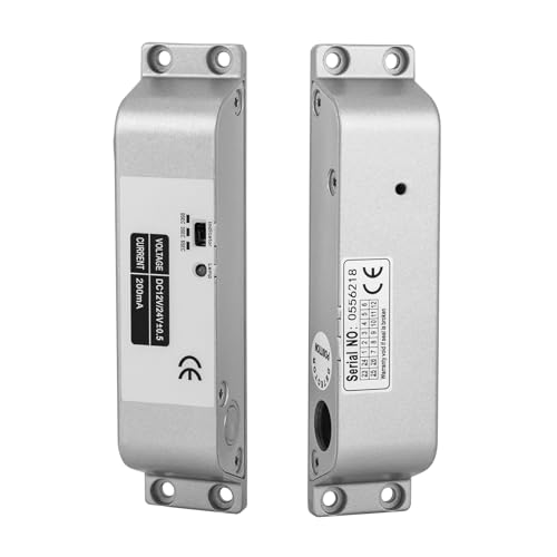 Elektrisches Schloss Drop Bolt Lock mit Zeitverzögerung, Elektrisches Schloss Drop Bolzenschloss Fail Safe DC 12V für Türzugangskontrolle von Loohacp