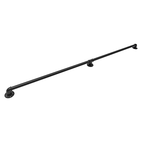 Handlauf Treppe, Geländer mit Rutschfestem Treppengeländer, Handlauf Treppengeländer Geländer für Treppe Treppe Wandhandlauf, Länge:200cm/6.6Ft von Loohacp