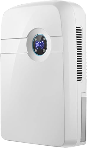 Luftentfeuchter Elektrisch 2500ml KapazitäT, Hochleistungs-Lufttrockner Mit Ablaufschlauch Und Fernbedienung, 42w Energieeffizienz, FüR Zu Hause Und BüRo, Effektive Feuchtigkeitsabsorption von Loohacp