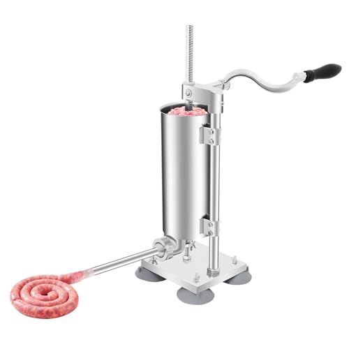 Vertikale Manuelle WurstfüLlmaschine,Wurstpress Mit 6 Verschiedene FüLlrohre,WurstfüLlmaschine Edelstahl Manuell,Haushalt Und Gewerbe,Zur Herstellung Von WüRstchen Im Salami-Stil, GrillwüRstchen Vertikale Manuelle WurstfüLlmaschine,Wurstpress Mit 6 Verschiedene FüLlrohre,WurstfüLlmaschine Edelstahl Manuell,Haushalt Und Gewerbe,Zur Herstellung Von WüRstchen Im Salami-Stil, GrillwüRstchen von Loohacp