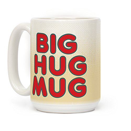 LookHUMAN Big Hug Mug – True Detective Fandom Kaffeetasse, doppelseitiger Druck, Keramik-Kaffeetassen, Cosplay-Kaffeetasse für wahre Detektiv-Fans, spülmaschinenfest, Neuheit Kaffeetassen für Damen von LookHUMAN